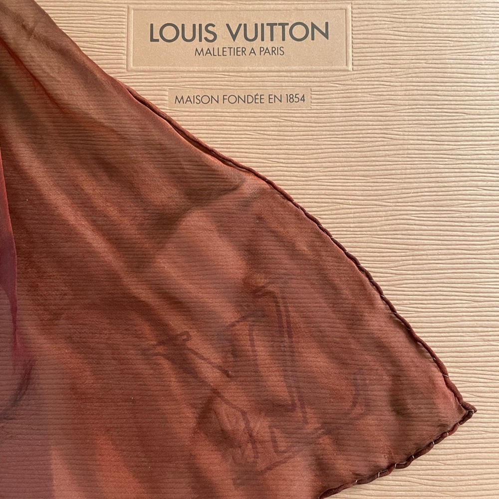 Authentic Louis Vuitton Silk Scarf - Picture 3 of 7